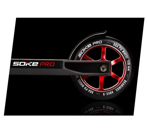 Самокат трюковий SOKE PRO червоний