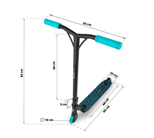Hulajnoga wyczynowa SOKE EVO black