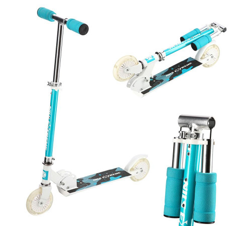 Дитячий самокат NILS EXTREME HD505 м'ятний