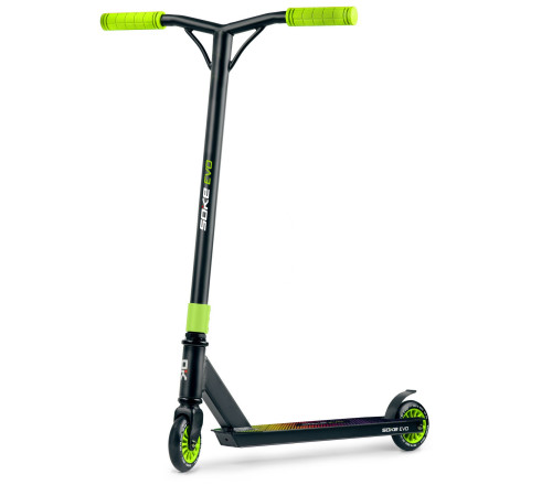 Самокат трюковий SOKE EVO чорно-зелений