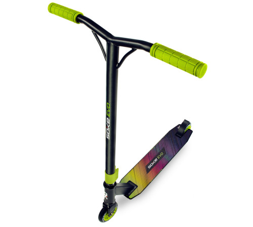 Самокат трюковий SOKE EVO чорно-зелений