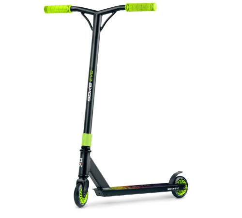 Самокат трюковий SOKE EVO чорно-зелений