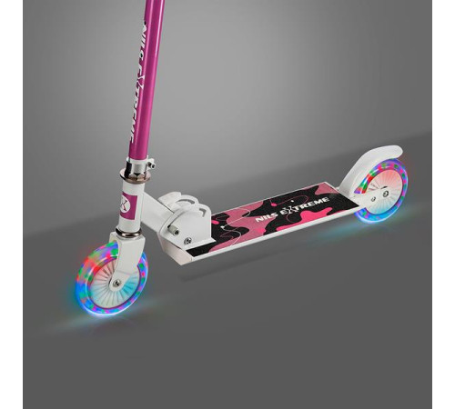 Самокат дитячий NILS EXTREME HD505 рожевий