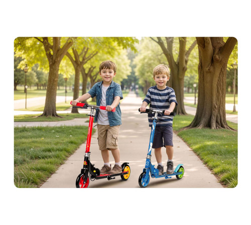 Дитячий самокат Ricokids Kodi Cosmos синій