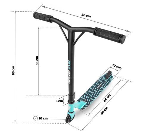 Hulajnoga wyczynowa SOKE EVO light blue