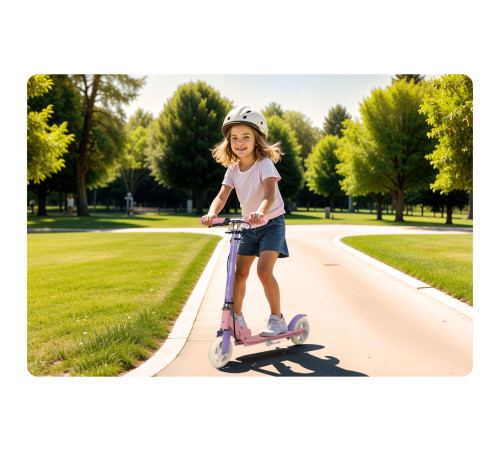 Дитячий самокат Ricokids Kodi Princess рожевий