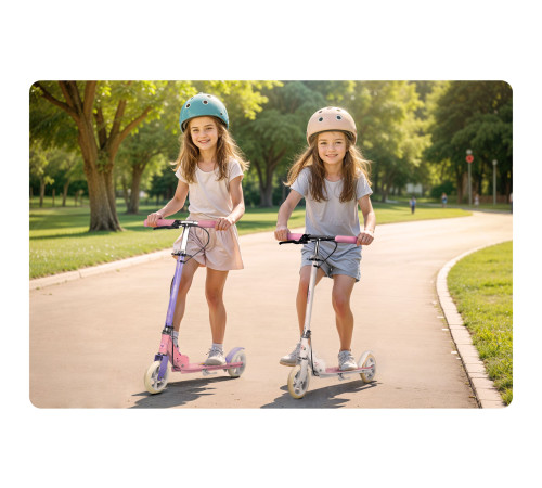 Дитячий самокат Ricokids Kodi Princess рожевий