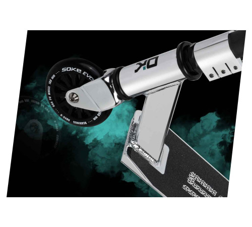 Самокат трюковий SOKE EVO Street сріблястий