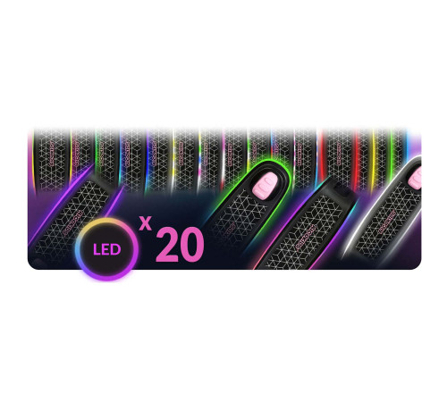 Дитячий самокат триколісний Ricokids Leddi чорно-бірюзовий