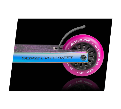 Hulajnoga wyczynowa SOKE EVO street black neochrome