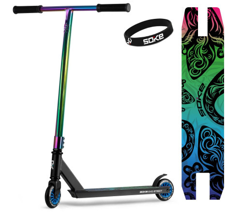 Hulajnoga wyczynowa SOKE EVO street black rainbow