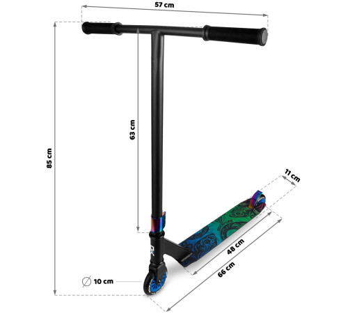 Hulajnoga wyczynowa SOKE EVO street black