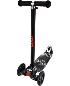 Дитячий самокат триколісний Enero Maxi Thunderstorm чорний