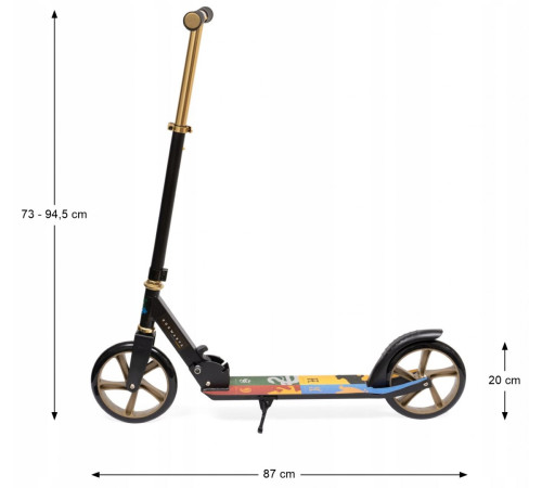 Самокат дитячий D’arpeje Harry Potter золотистий