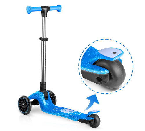 Самокат дитячий триколісний Ricokids Jelly синій