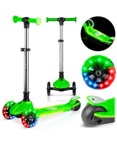 Самокат дитячий триколісний Ricokids Jelly зелений