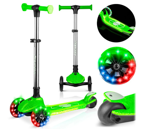 Самокат дитячий триколісний Ricokids Jelly зелений