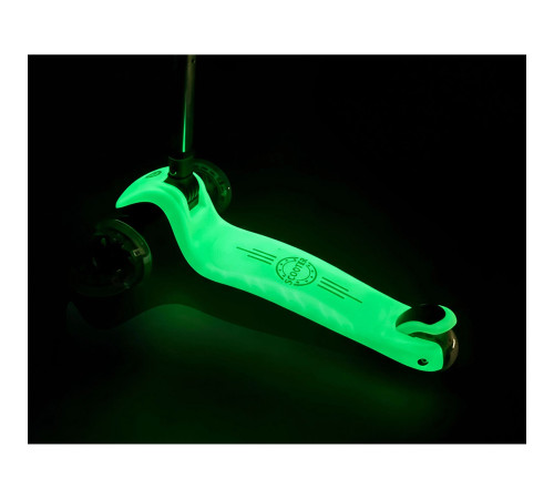 Самокат дитячий триколісний Ricokids Glow бірюзовий