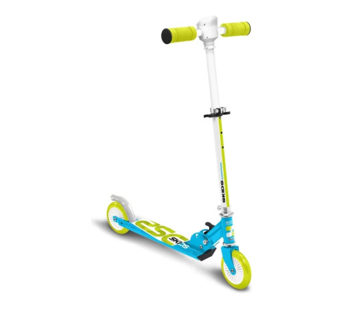 Дитячий самокат Skids Control зі спідометром зелений