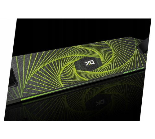 Самокат трюковий SOKE PRO жовто‑зелений