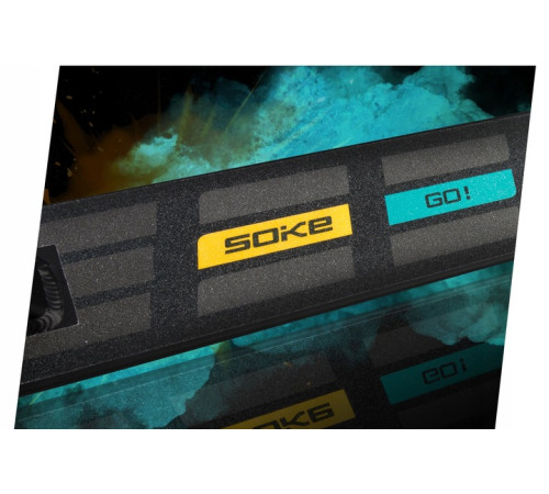 Самокат трюковий SOKE GO чорно-бірюзовий