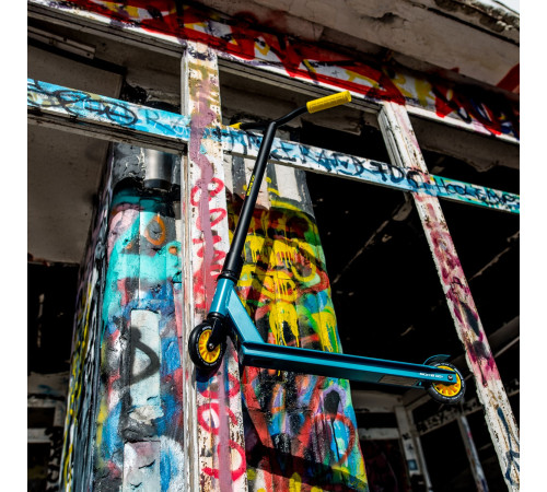 Самокат трюковий SOKE GO жовто‑синій