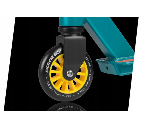 Самокат трюковий SOKE GO жовто‑синій