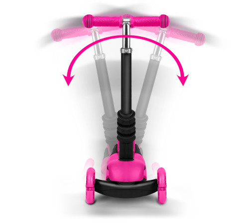 Дитячий самокат триколісний Ricokids Buggy рожевий