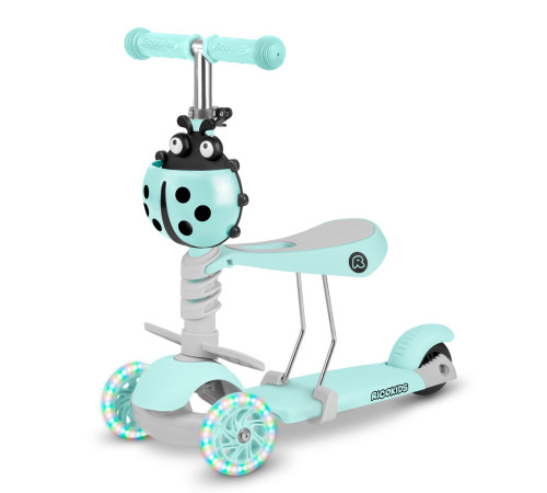 Самокат дитячий триколісний Ricokids Buggy м'ятний Самокат дитячий триколісний Ricokids Buggy м'ятний