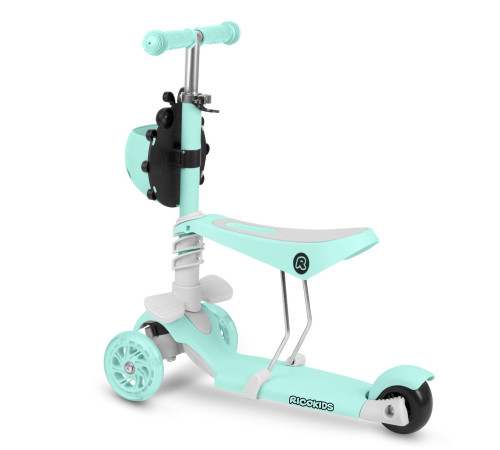 Самокат дитячий триколісний Ricokids Buggy м'ятний Самокат дитячий триколісний Ricokids Buggy м'ятний