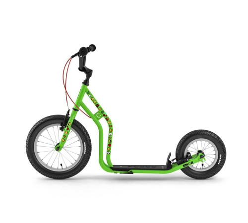 Самокат Yedoo Wzoom Emoji 16/12' - зелений Самокат Yedoo Wzoom Emoji 16/12' - зелений