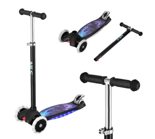 Самокат NILS FUN HLB1310, чорний