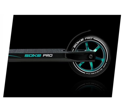 Самокат трюковий SOKE PRO сріблясто-чорний