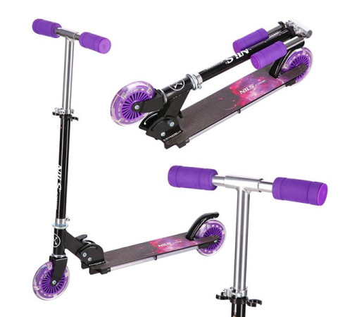 Дитячий самокат NILS EXTREME HD025 фіолетовий