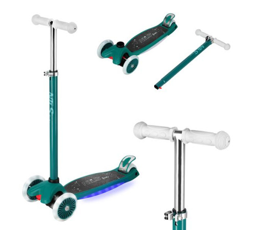 Самокат NILS FUN HLB1310, зелений