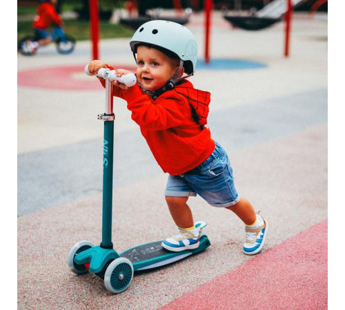 Самокат NILS FUN HLB1310, зелений