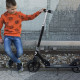 Дитячий самокат Lionelo Luca BLACK GRAPHITE