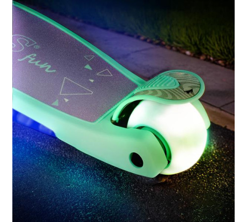 Самокат NILS FUN HLB1310, бірюзовий