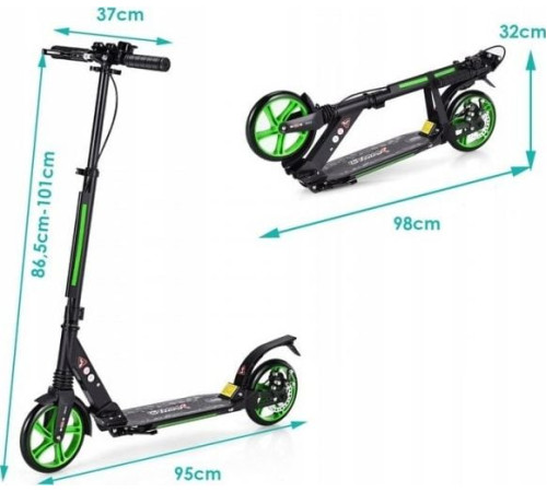 Costway скутер зелений (SP37079GR) Costway скутер зелений (SP37079GR)