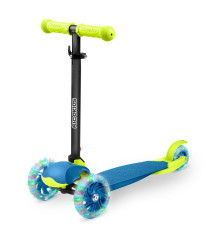 Дитячий самокат триколісний Ricokids Loco блакитно-зелений