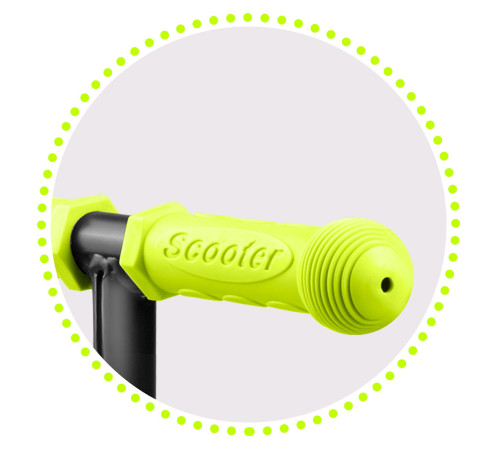 Дитячий самокат триколісний Ricokids Loco блакитно-зелений