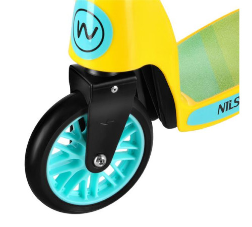Самокат 2 в1 NILS FUN HLB202, лаймовий