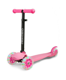 Дитячий самокат триколісний Ricokids Loco рожевий