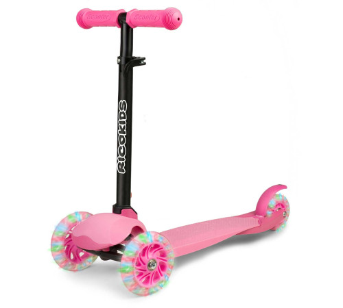 Дитячий самокат триколісний Ricokids Loco рожевий