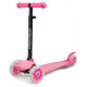 Дитячий самокат триколісний Ricokids Loco рожевий