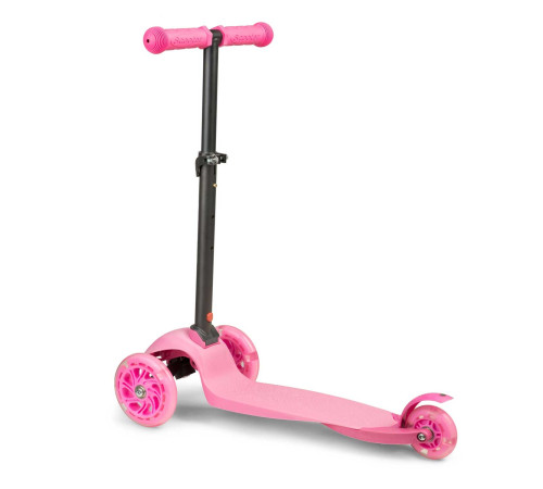 Дитячий самокат триколісний Ricokids Loco рожевий