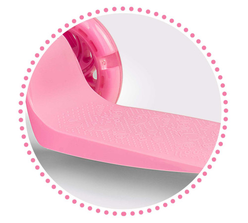 Дитячий самокат триколісний Ricokids Loco рожевий