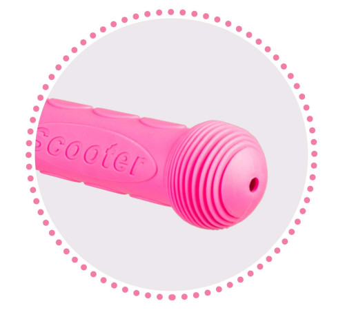 Дитячий самокат триколісний Ricokids Loco рожевий