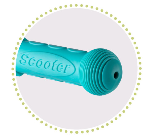 Дитячий самокат триколісний Ricokids Loco бірюзовий