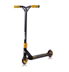 Дитячий самокат Lionelo WHIZZ BLACK CARBON YELLOW